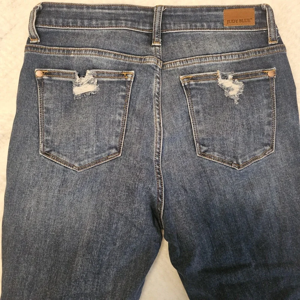 Judy Blue Women's Skinny Jeans Distressed‎ 5/27 - Picture 8 of 10